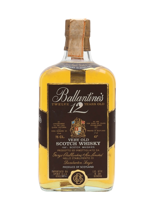 Ballantine's 12 Year Old / Bot.1980s Blended Scotch Whisky