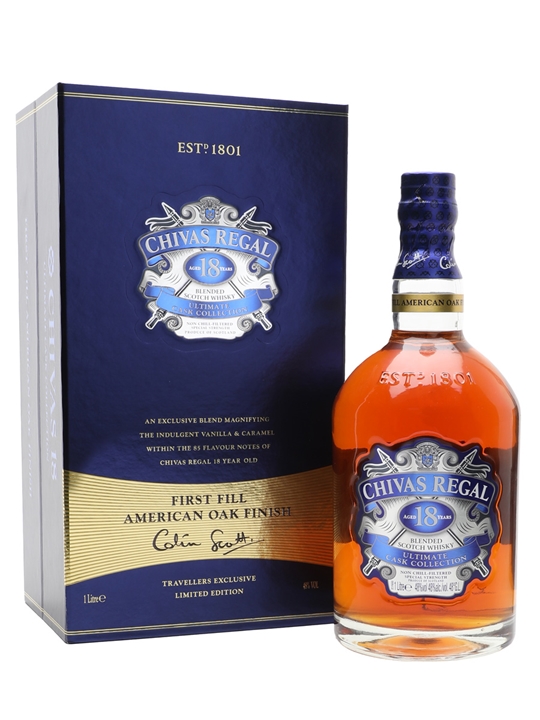 Chivas Regal 18 Year Old American Oak / Ultimate Cask Collection ...